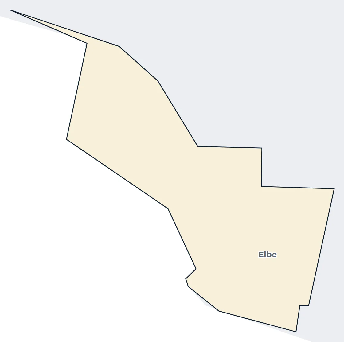 Map of the Elbe census-designated place