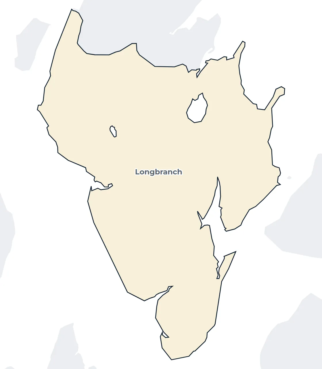 Map of the Longbranch census-designated place