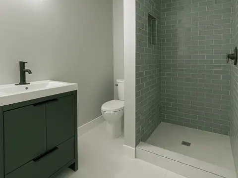 Bathroom addition by Volcano Builders