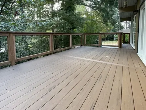 Deck remodel in Mercer Island, WA by Volcano Builders