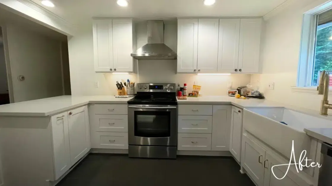 Kitchen after renovation