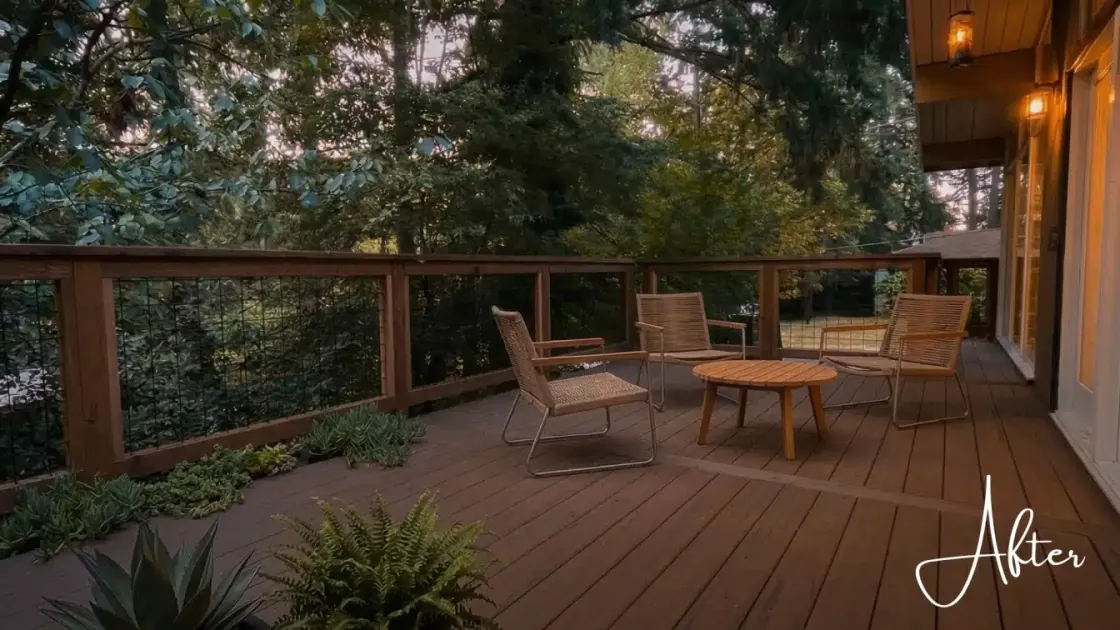 Deck after renovation