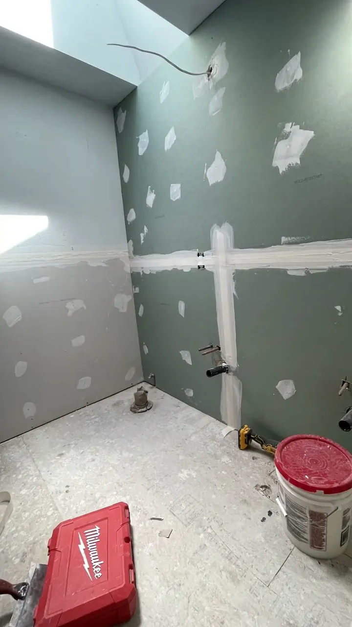 Video thumbnail: this master bathroom with a subway tile walk-in shower