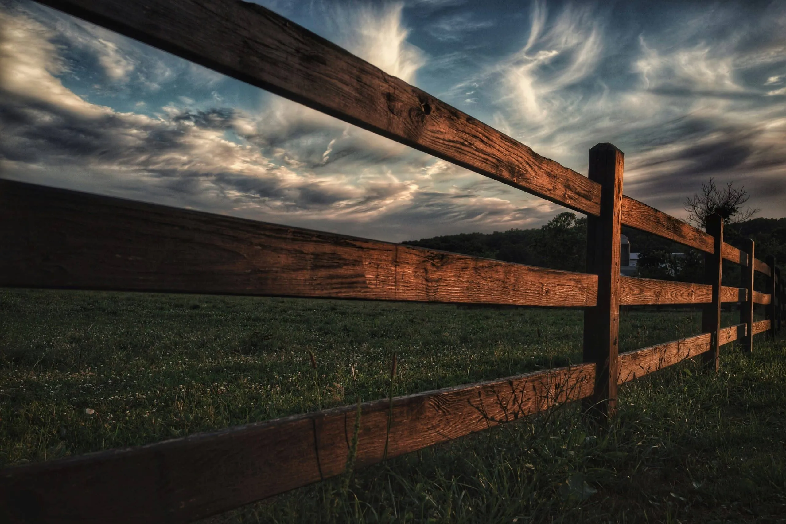 wood fence, fence line, fence installation project