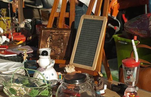 flea market, slate, fleas, floor, garage