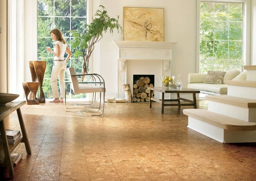 Cork flooring
