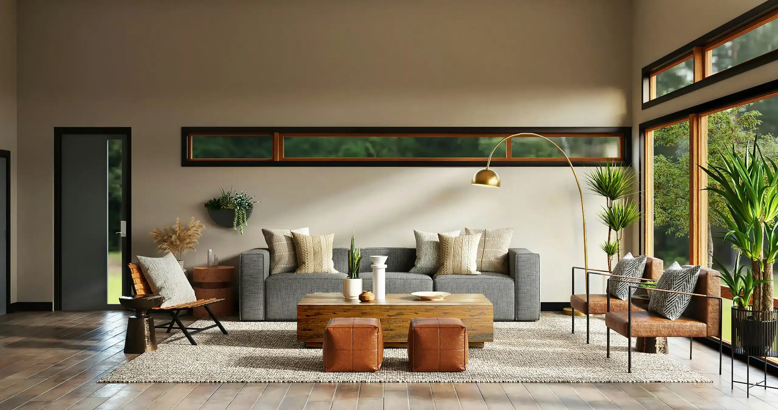 Interior of a small dwelling unit