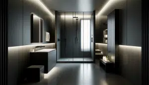 Shower wall finishes