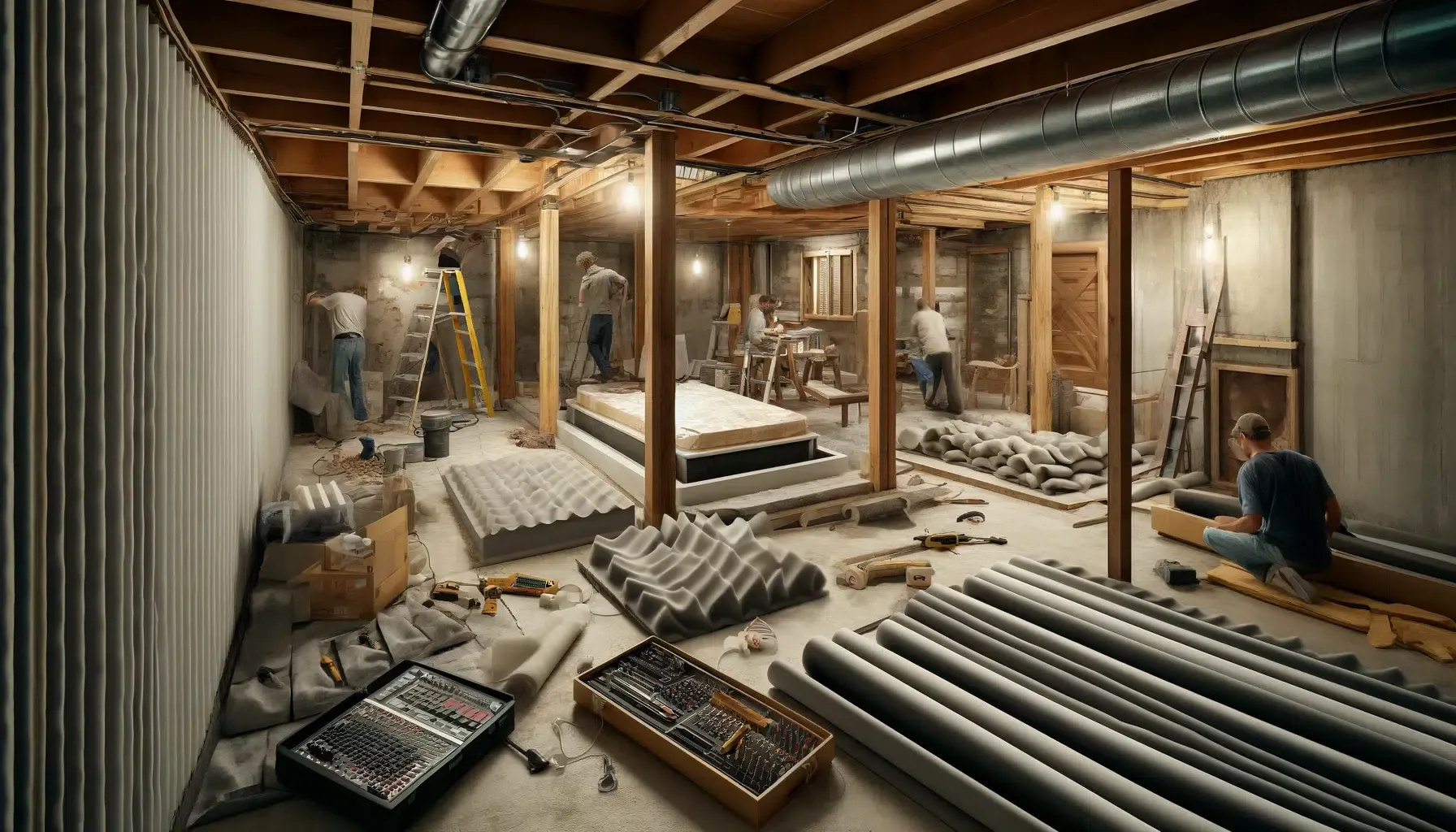 basement laundry room remodel