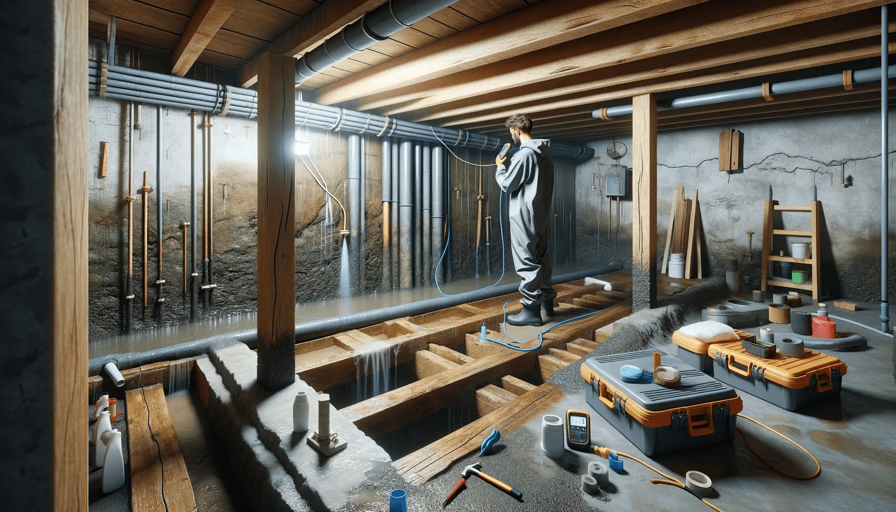 basement concrete floor