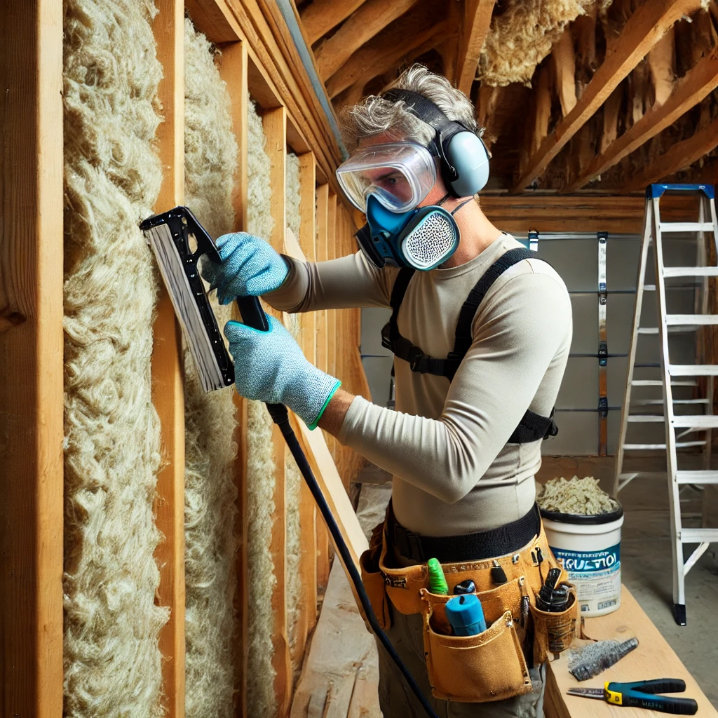 garage insulation project