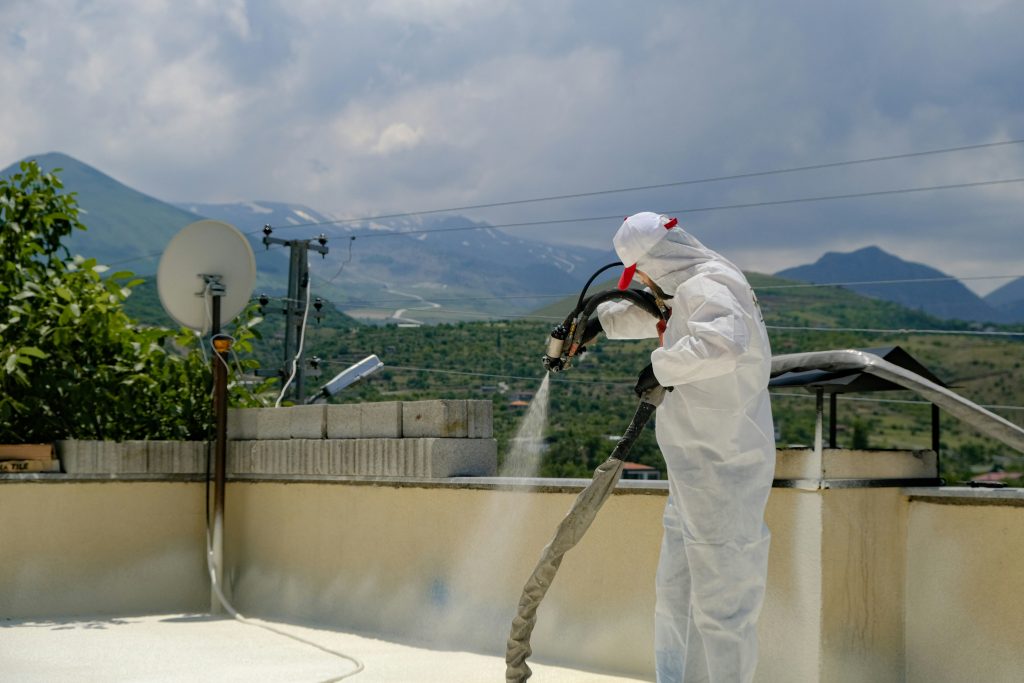 spray foam insulation installation