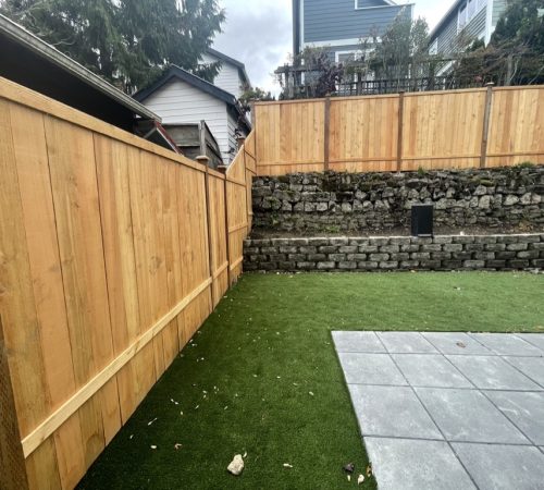 Backyard remodeling
